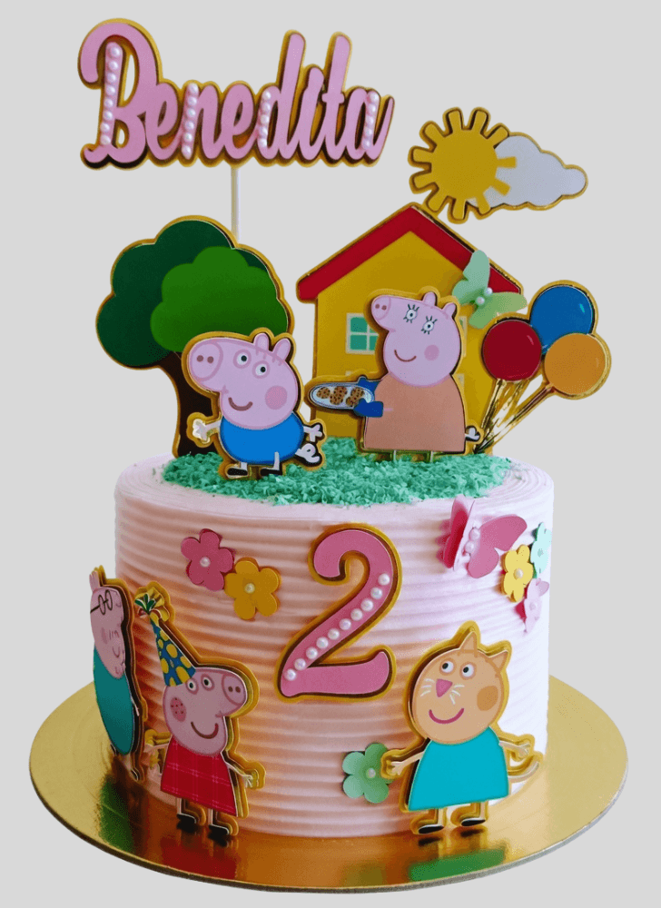 Exquisite Peppa Pig Cake