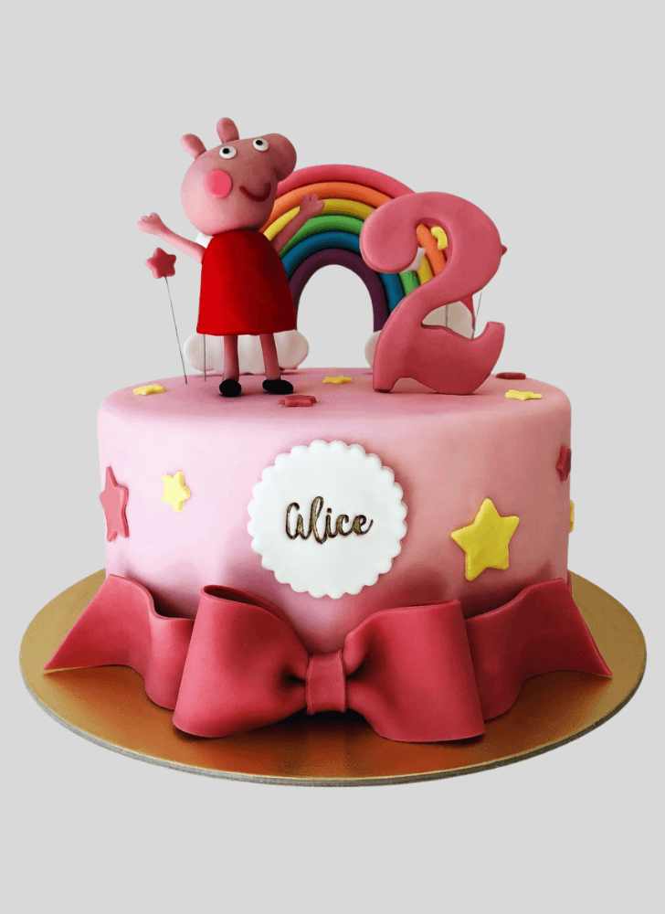 Fine Peppa Pig Cake