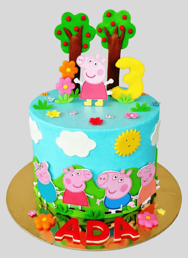 Good Looking Peppa Pig Cake