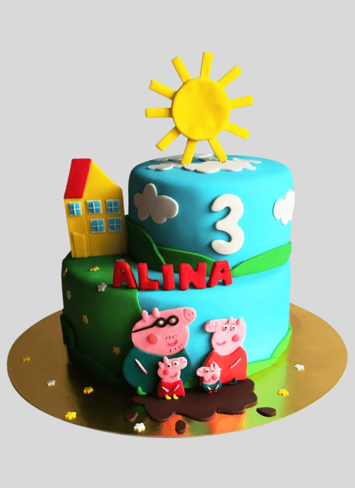 Gorgeous Peppa Pig Cake