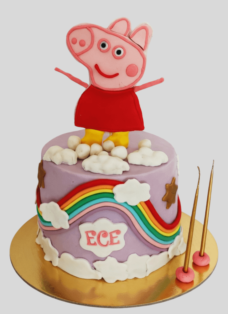 Inviting Peppa Pig Cake