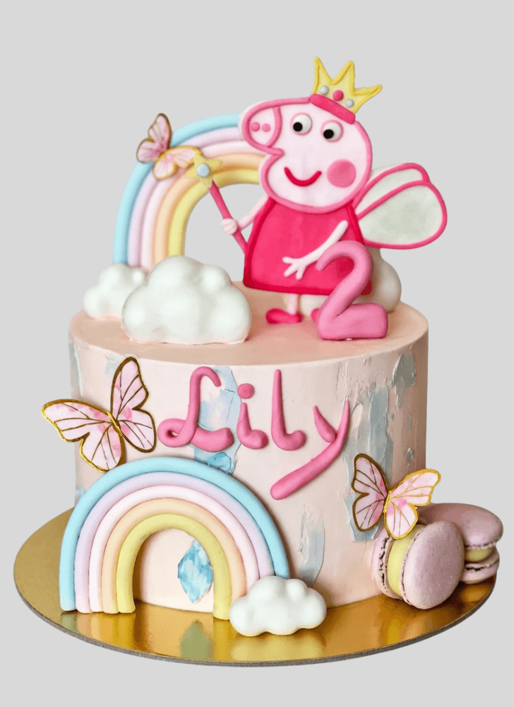 Lovely Peppa Pig Cake Design