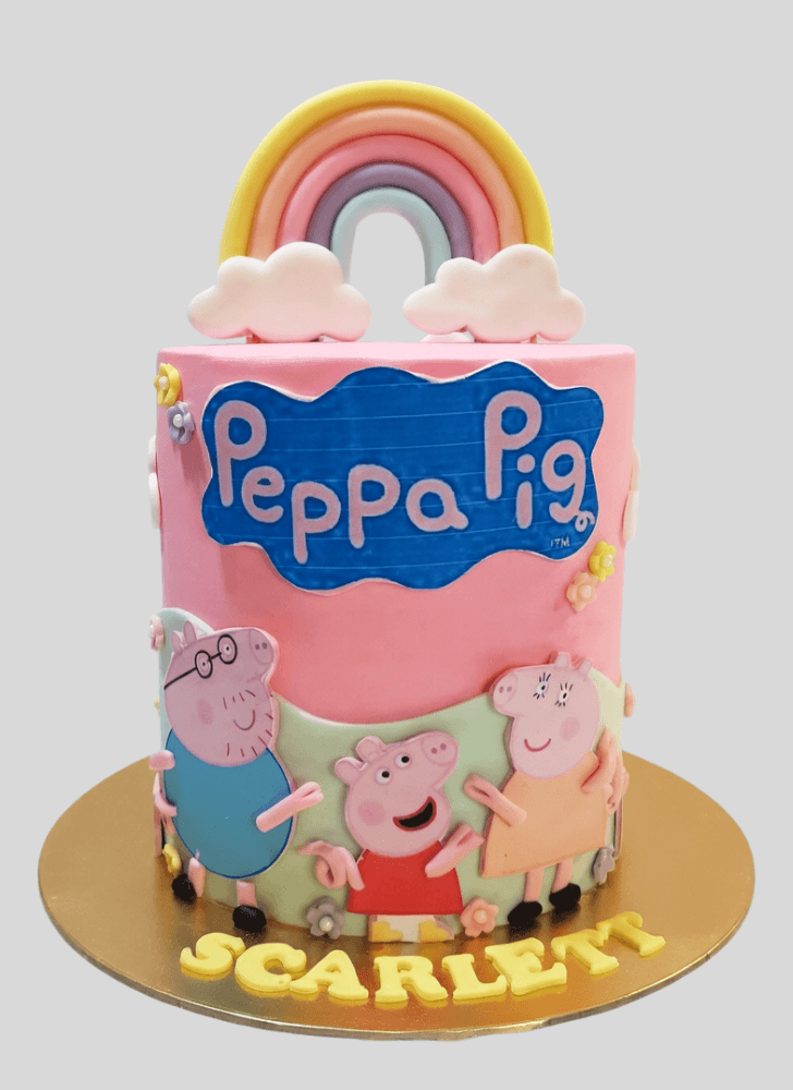 Marvelous Peppa Pig Cake