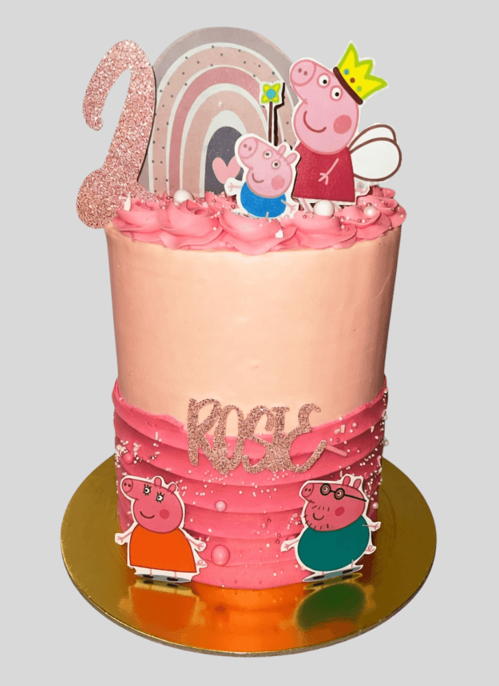Radiant Peppa Pig Cake