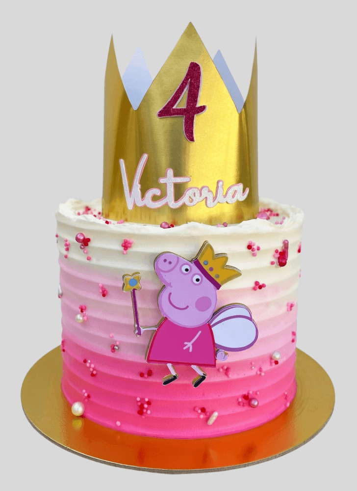 Refined Peppa Pig Cake