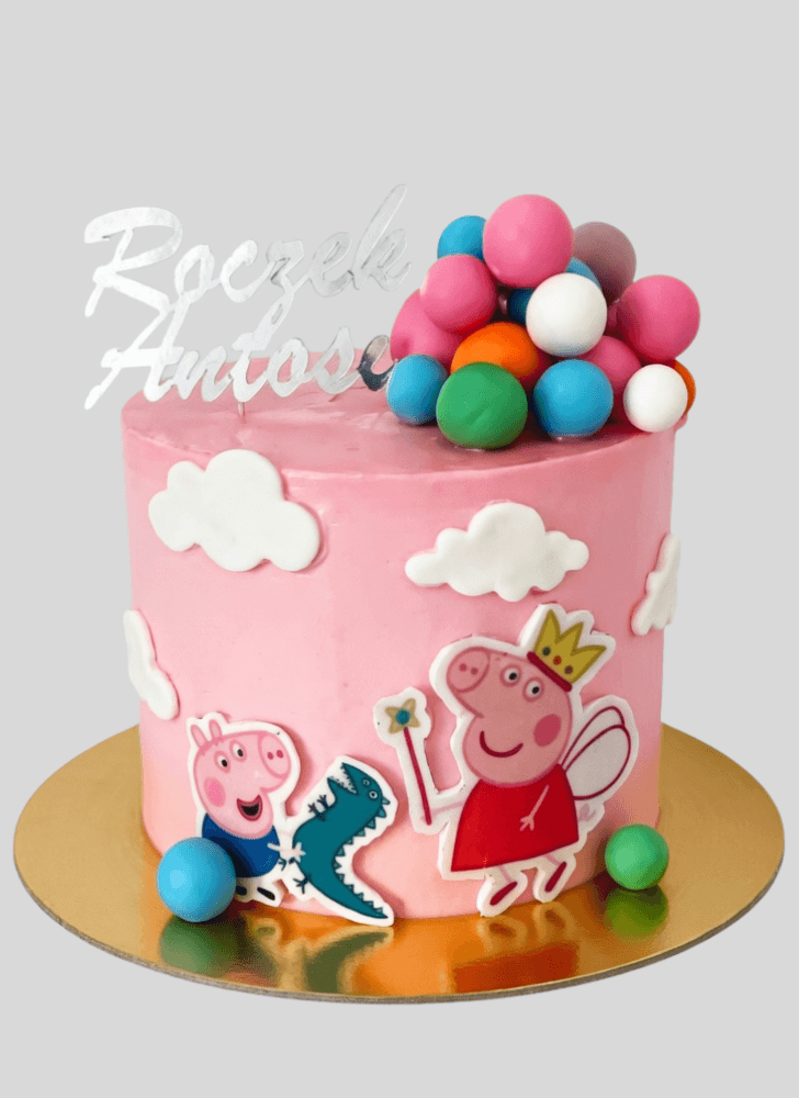 Resplendent Peppa Pig Cake