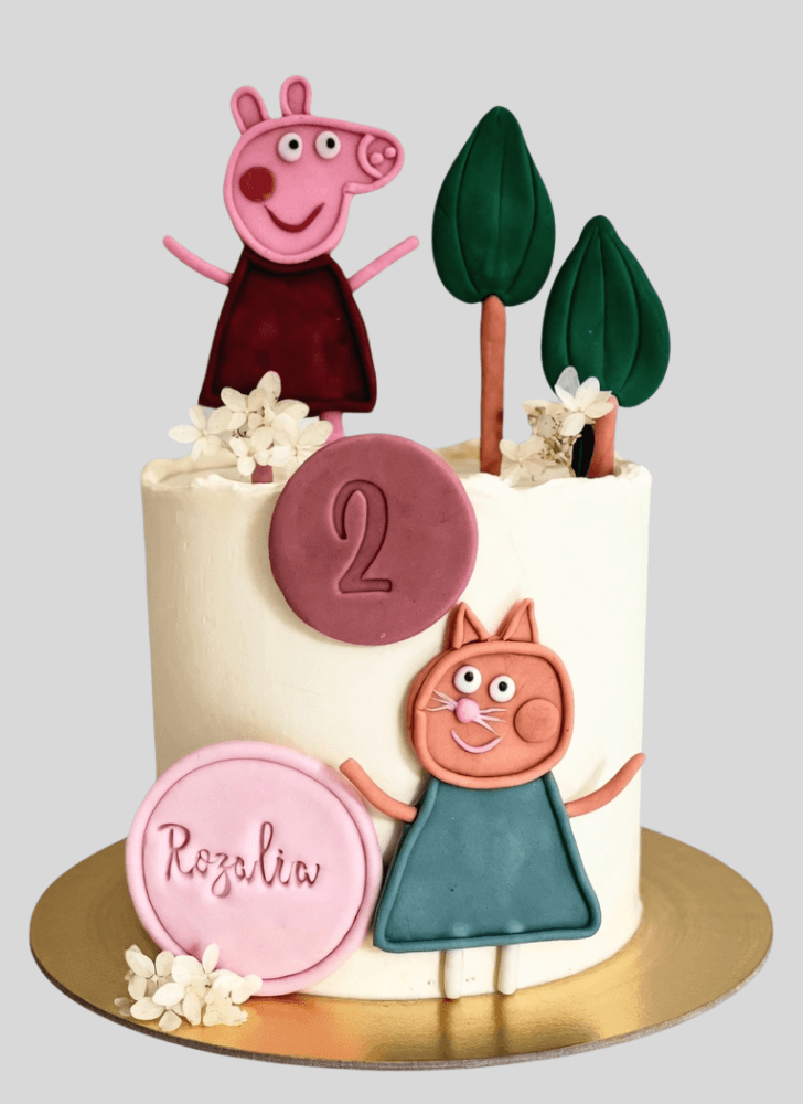 Slightly Peppa Pig Cake