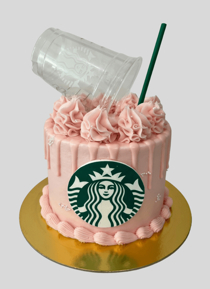 Adorable Starbucks Cake