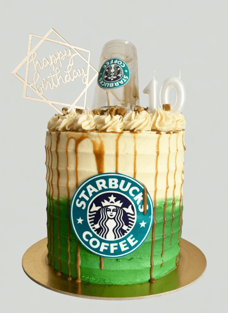 Appealing Starbucks Cake