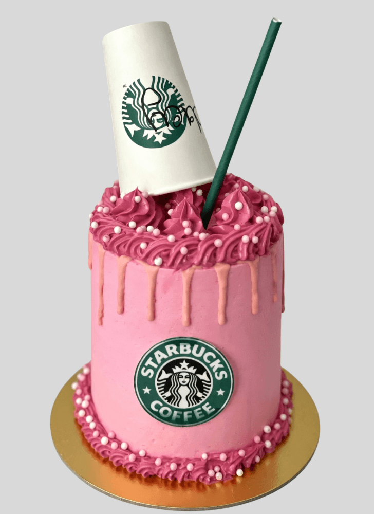 Charming Starbucks Cake