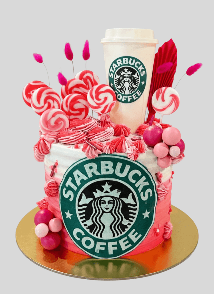 Classy Starbucks Cake