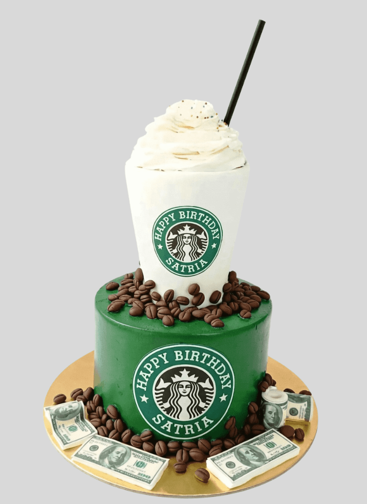 Cute Starbucks Cake