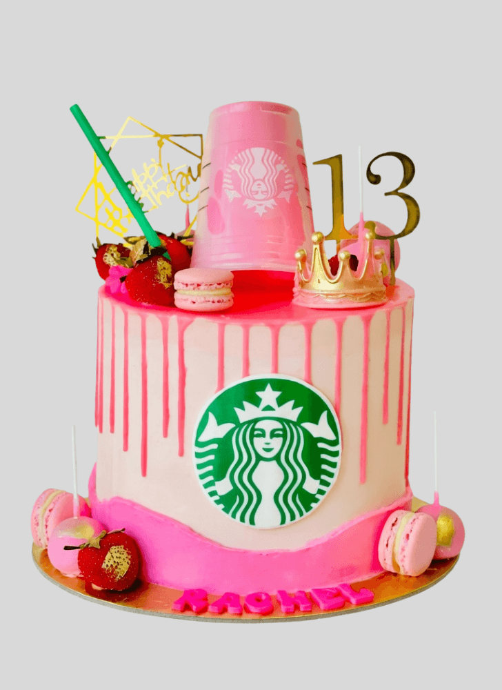 Elegant Starbucks Cake