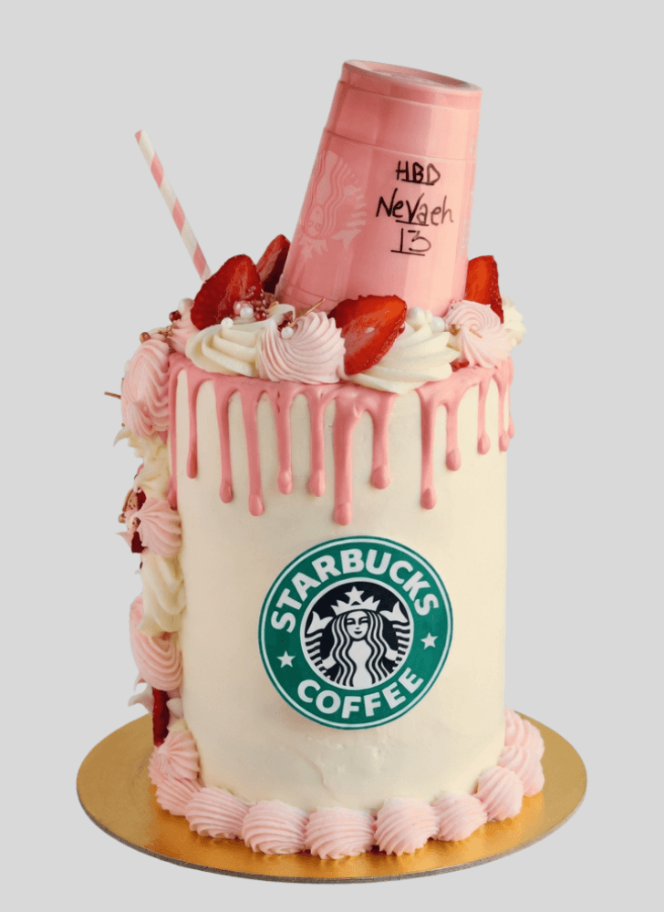 Good Looking Starbucks Cake