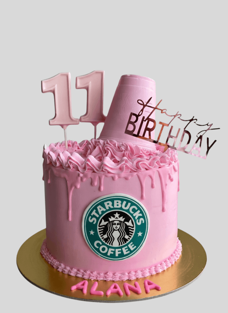 Gorgeous Starbucks Cake