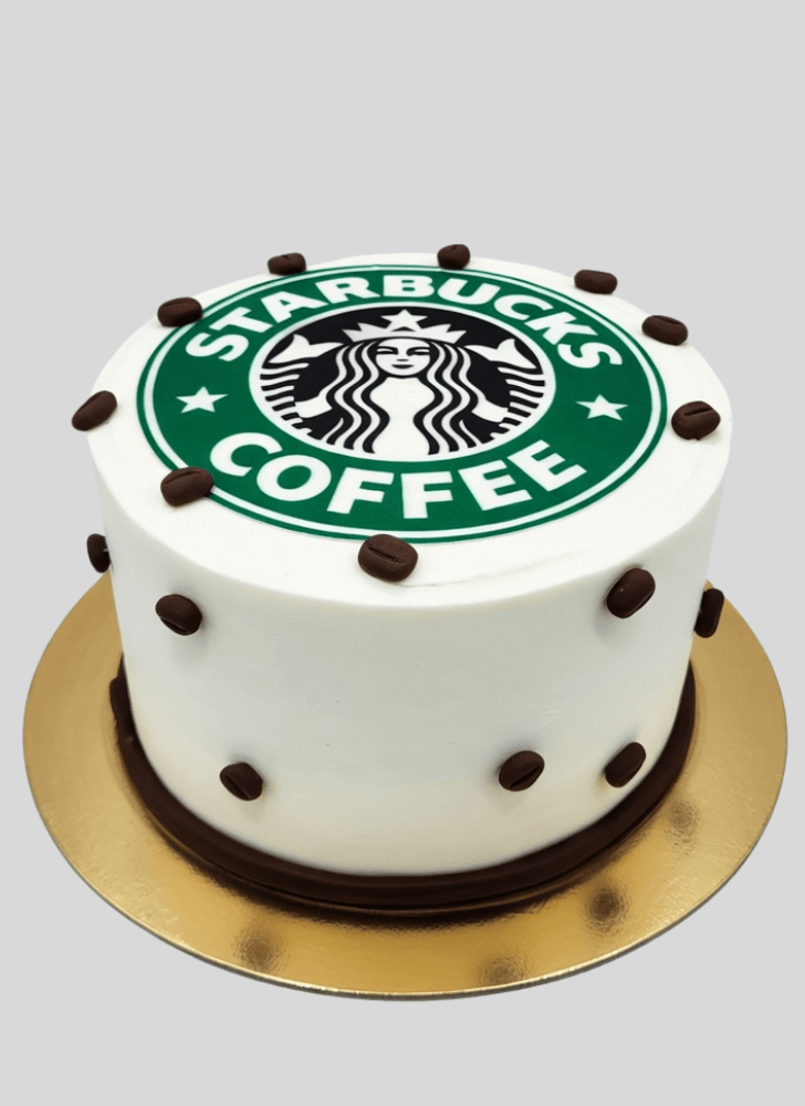 Lovely Starbucks Cake Design