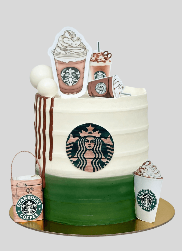 Magnetic Starbucks Cake