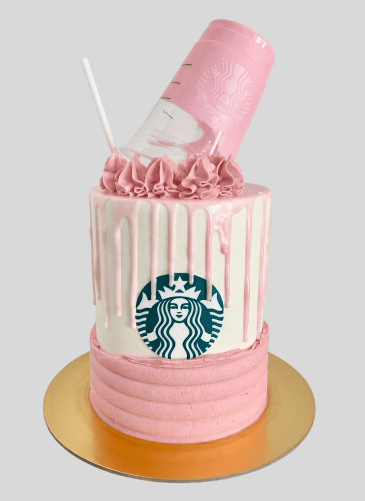 Pleasing Starbucks Cake