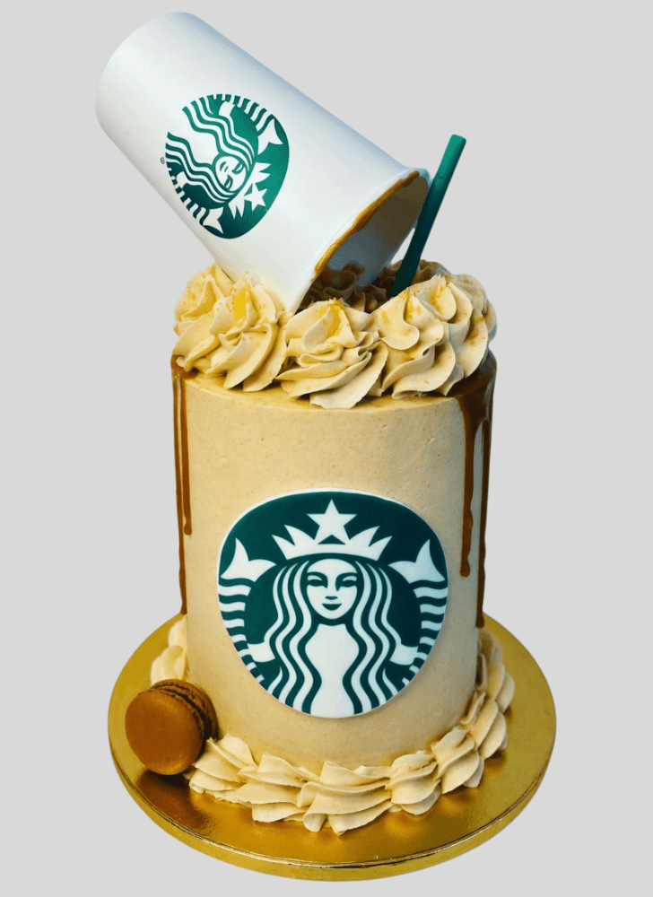 Shapely Starbucks Cake