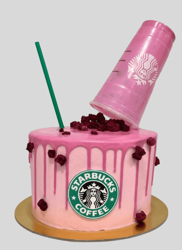 Stunning Starbucks Cake