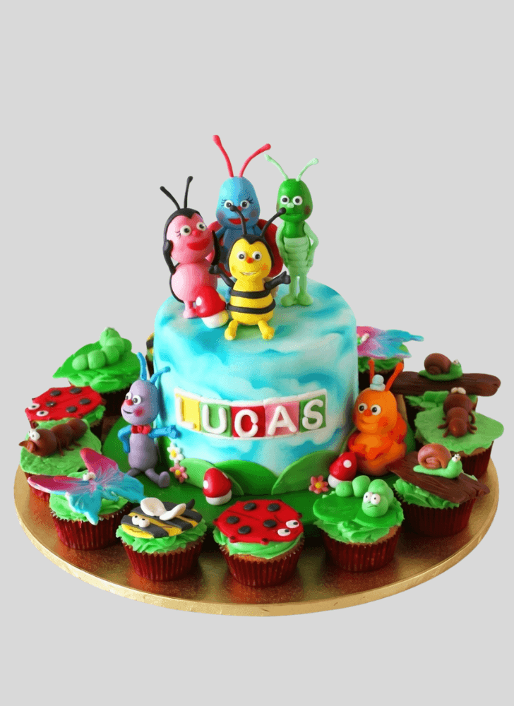 Angelic A Bug's Life Cake