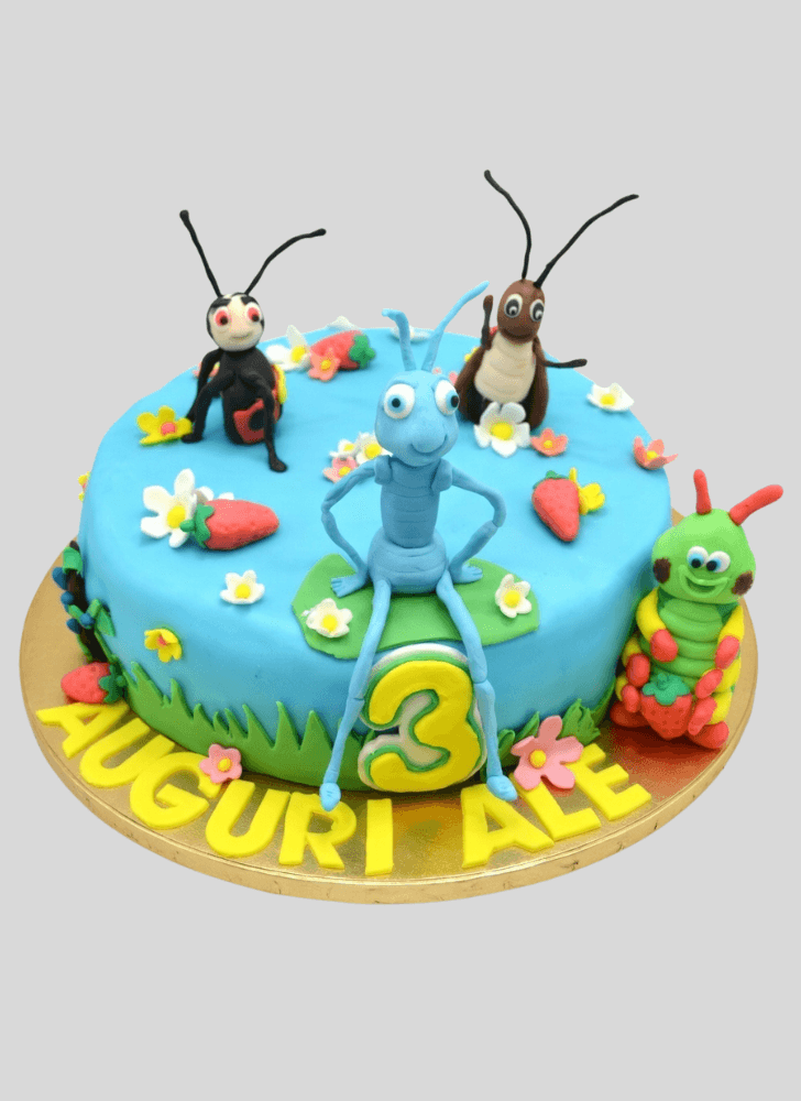 Classy A Bug's Life Cake