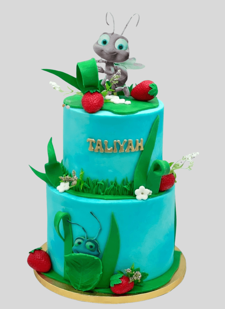 Comely A Bug's Life Cake