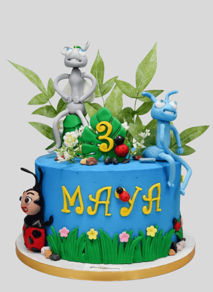 Lovely A Bug's Life Cake Design