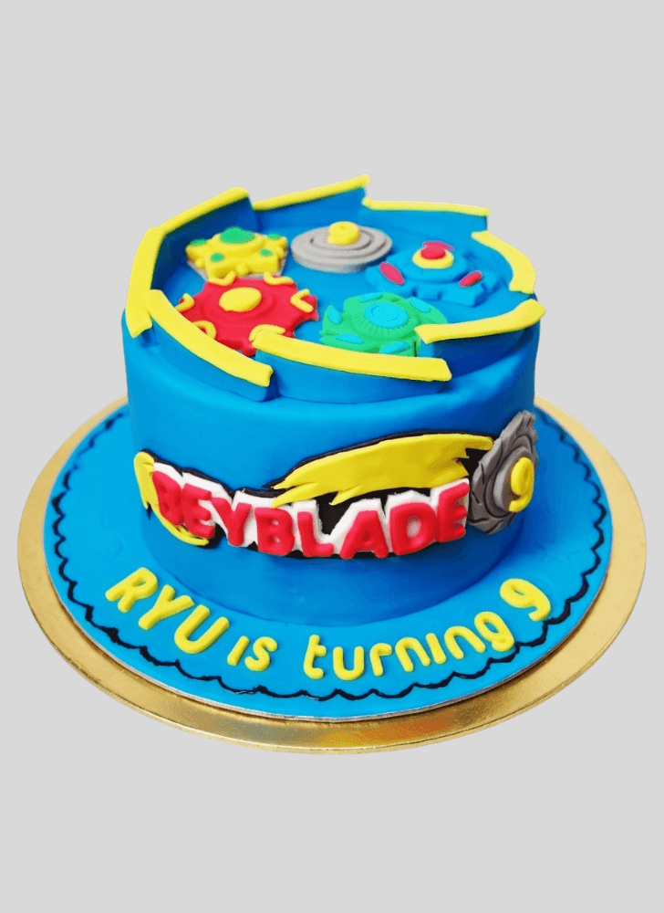 Adorable Beyblade Cake