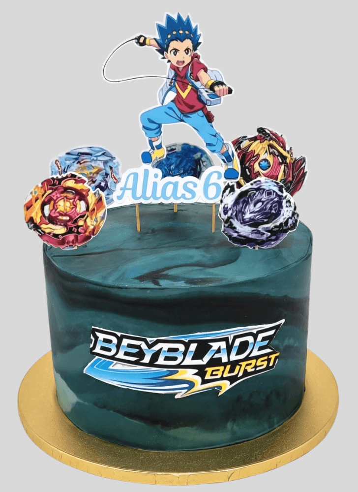 Beauteous Beyblade Cake