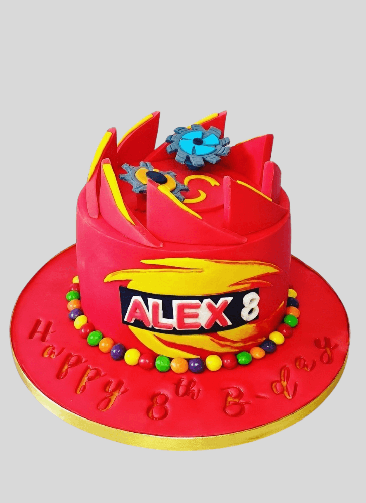 Captivating Beyblade Cake