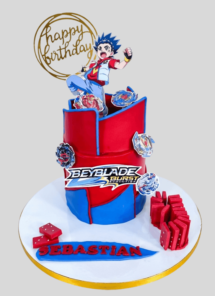 Delicate Beyblade Cake