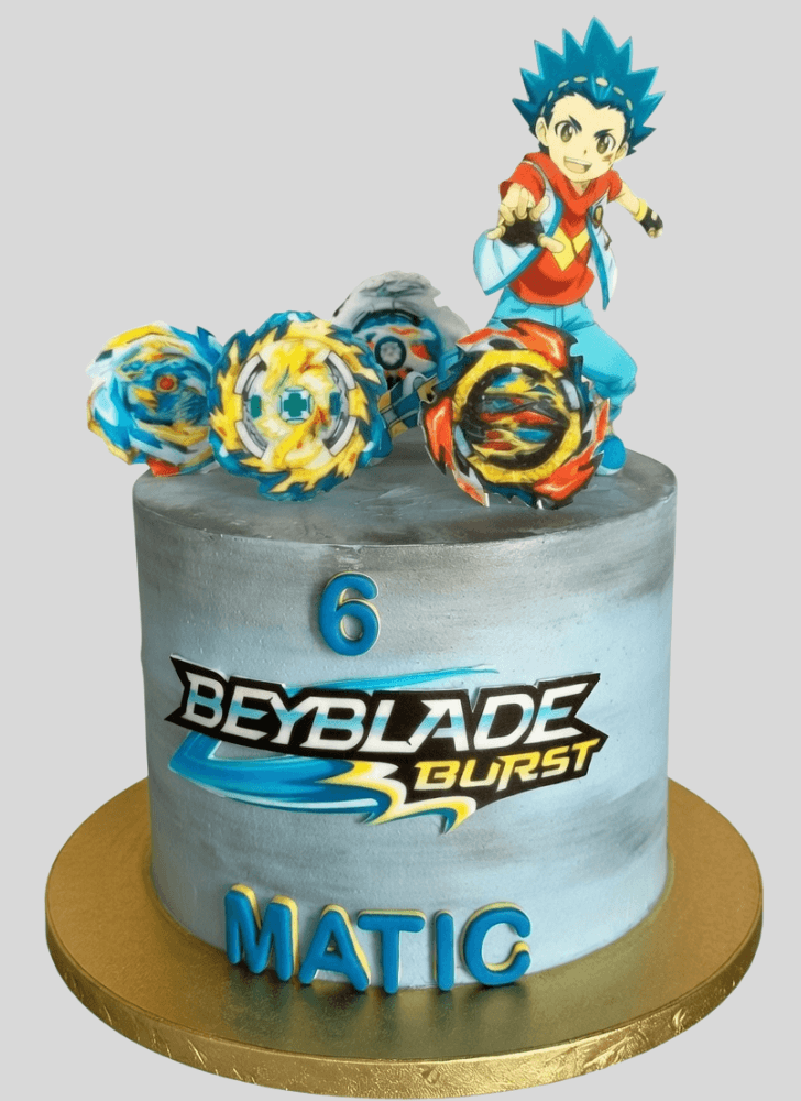 Enticing Beyblade Cake