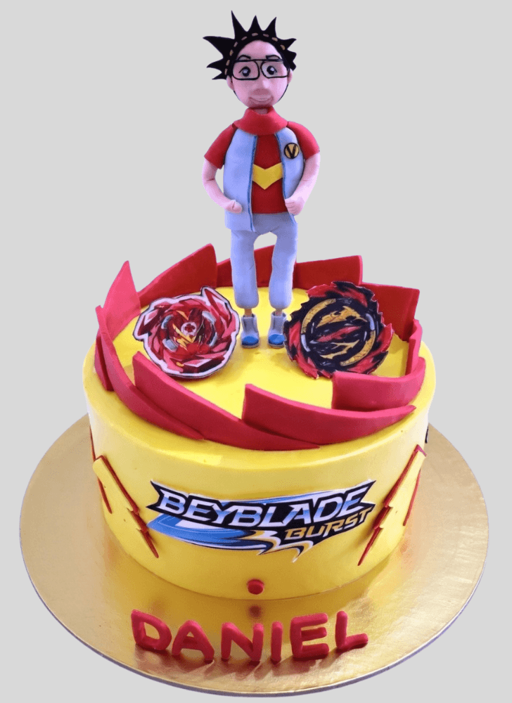 Magnetic Beyblade Cake