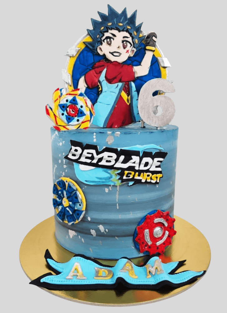 Pretty Beyblade Cake