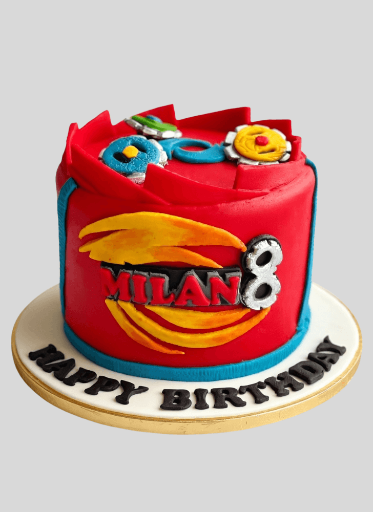 Refined Beyblade Cake