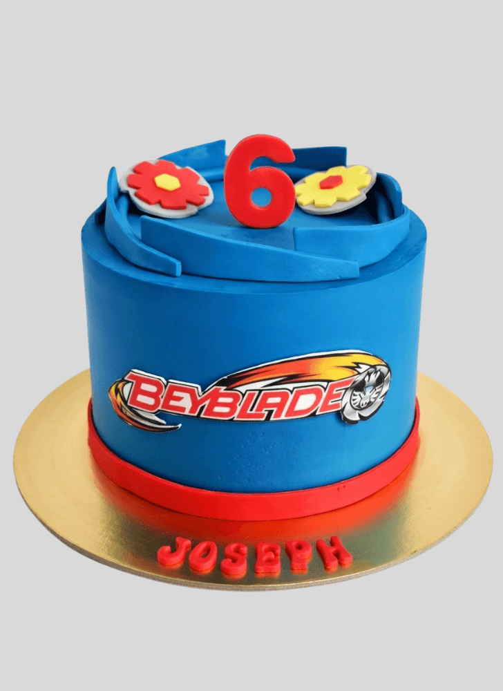 Resplendent Beyblade Cake