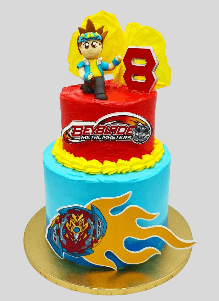 Slightly Beyblade Cake