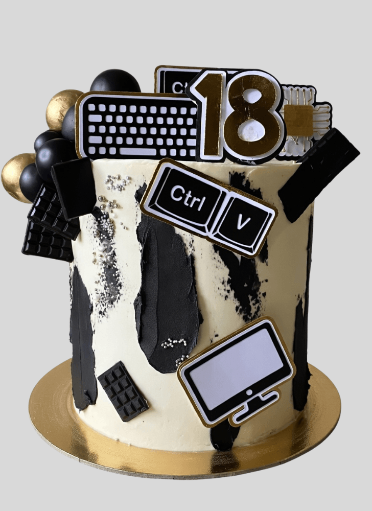 Admirable Computer Cake Design