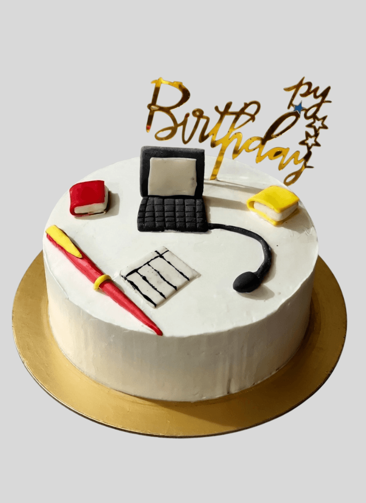 Adorable Computer Cake