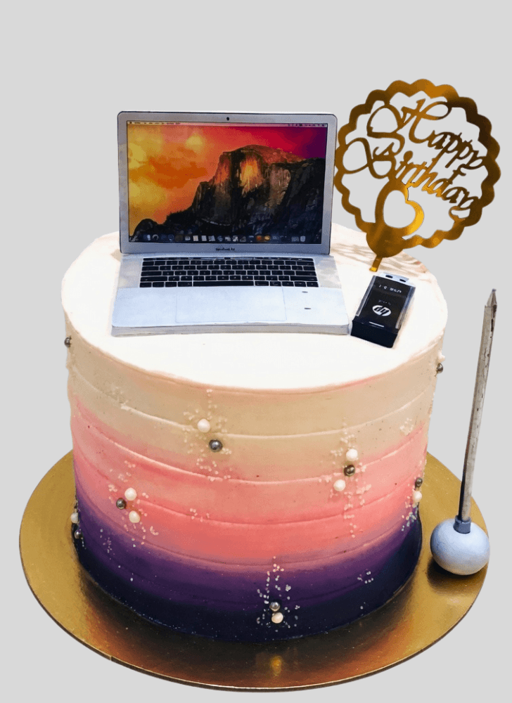 Bewitching Computer Cake