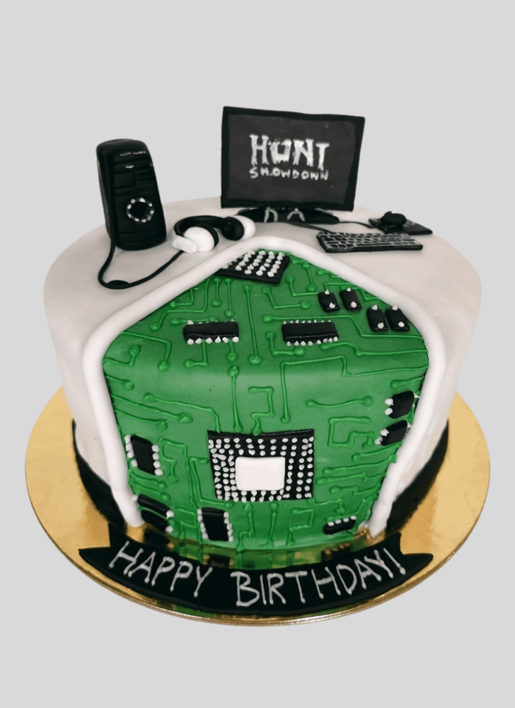 Cute Computer Cake
