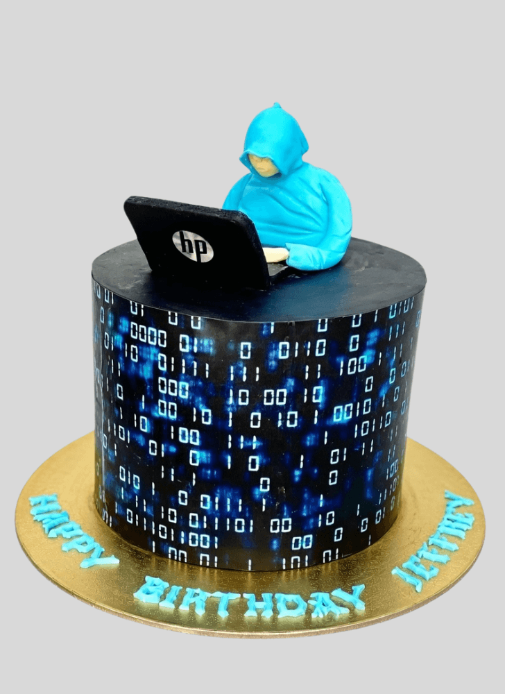 Dazzling Computer Cake