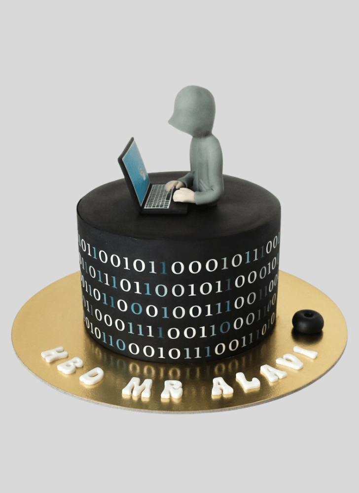 Elegant Computer Cake