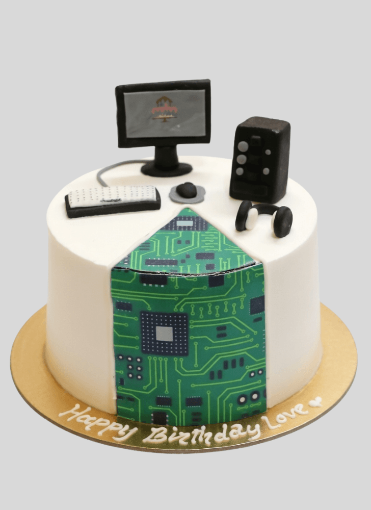 Enthralling Computer Cake