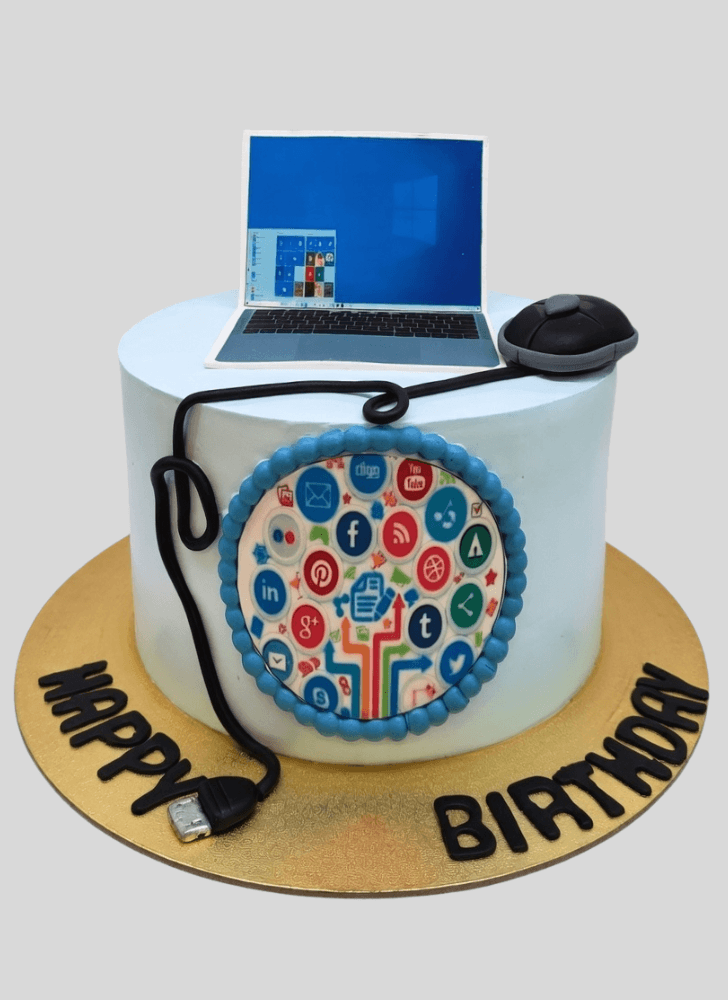 Gorgeous Computer Cake