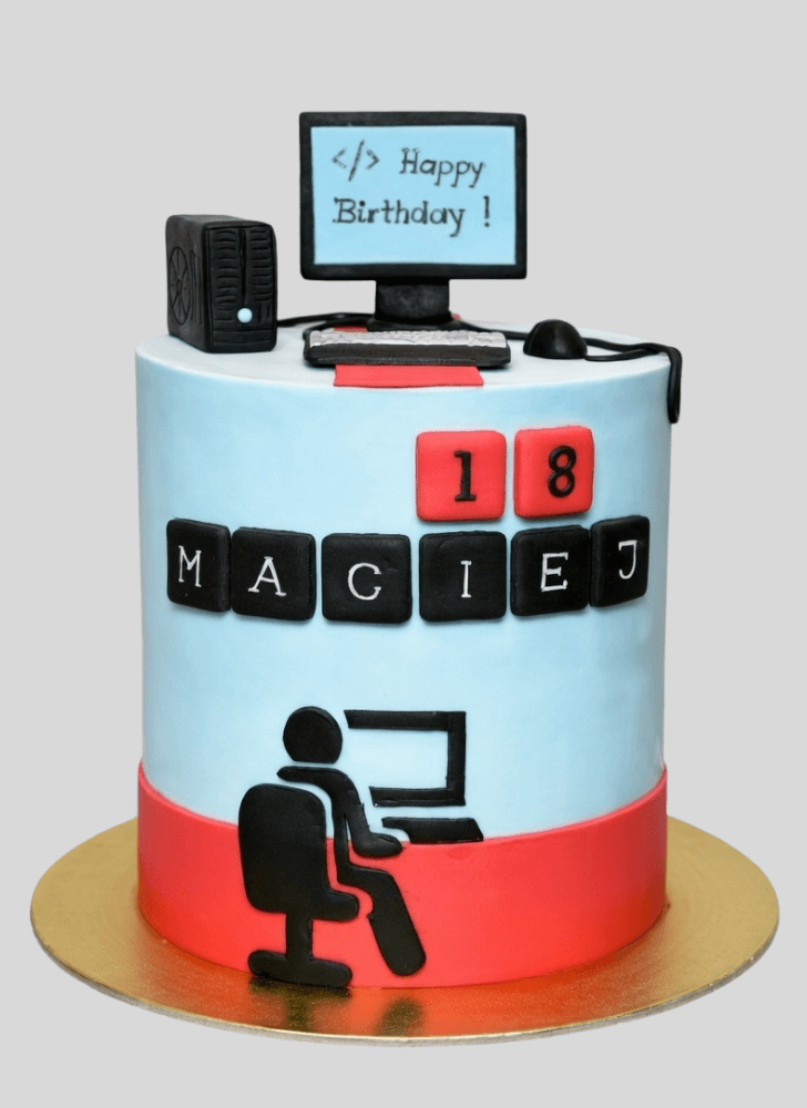 Nice Computer Cake