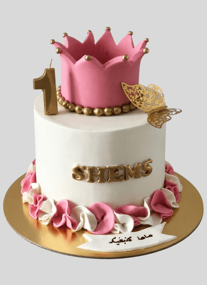 Angelic Crown Cake