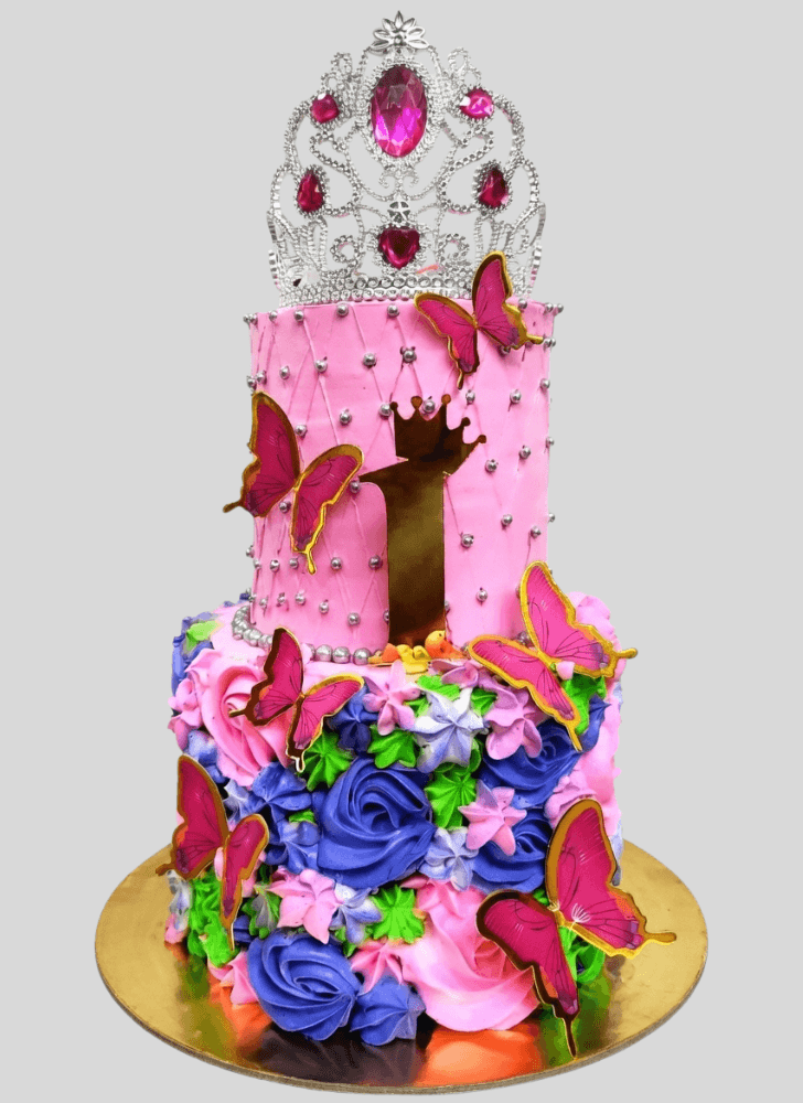 Charming Crown Cake
