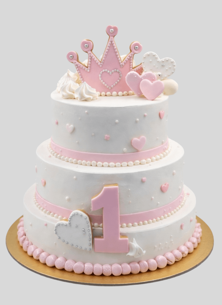 Wonderful Crown Cake Design